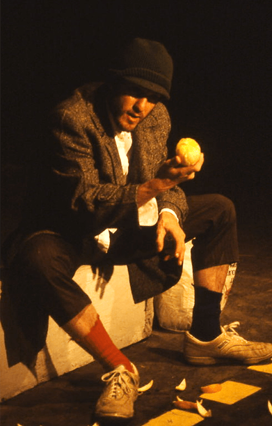 Avi Beggar Actor Holds Fruit